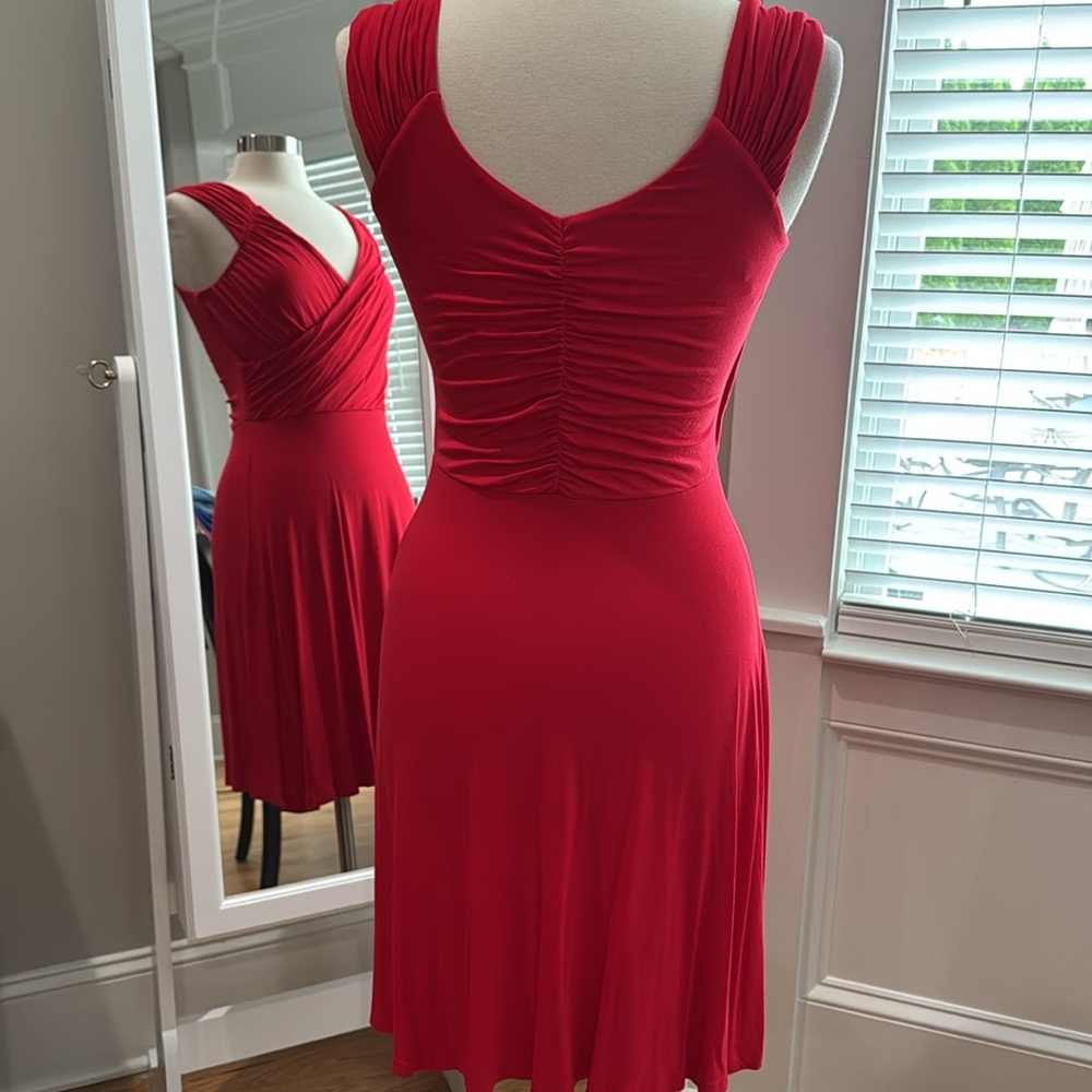 Venus Soft Comfy Sexy Red Sleeveless Dress Sz Small EUC never worn. - Picture 3 of 7